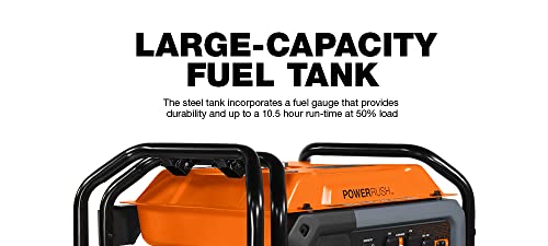 Generac 7682 GP6500E 6500-Watt Gas Portable Generator - Enhanced Power and Durability