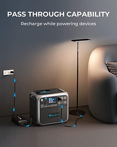 BLUETTI Portable Power Station AC200P, 2000Wh LiFePO4 Battery Backup