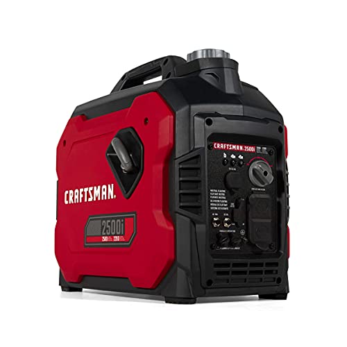 Craftsman C0010250 2,500-Watt Gas Portable Generator - Reliable Power for Outdoor Activities