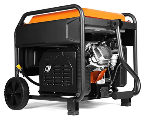 WEN DF875iX 8750-Watt RV and Transfer-Switch-Ready 120V/240V Dual Fuel Open Frame Inverter Generator