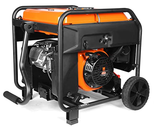 WEN DF875iX 8750-Watt RV and Transfer-Switch-Ready 120V/240V Dual Fuel Open Frame Inverter Generator