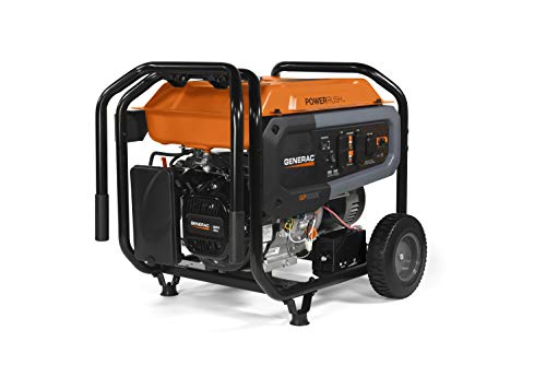 Generac 7682 GP6500E 6500-Watt Gas Portable Generator - Enhanced Power and Durability