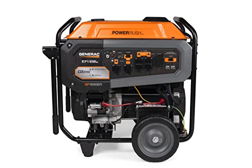 Generac 7706 GP18000EFI 18,000-Watt Gas-Powered Electric-Start Portable Generator