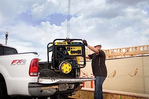 Champion Power Equipment 201161 15,000/12,000-Watt Tri-Fuel Natural Gas Portable Generator with CO Shield and Electric Start, LPG/NG Hoses