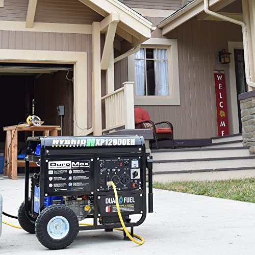 DuroMax XP12000EH Generator-12000 Watt Gas or Propane Powered Home Back Up & RV Ready