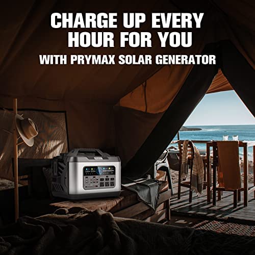 PRYMAX Portable Power Station 2200W (4500W Peak) Solar Generator with PD 100W Max Port