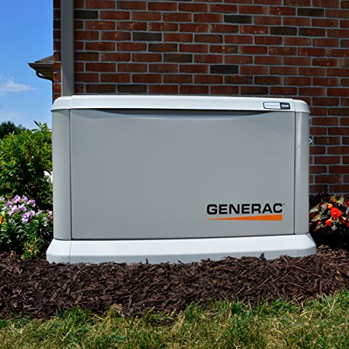 Generac 7043 Home Standby Generator 22kW/19.5kW Air Cooled with Whole House 200 Amp Transfer Switch