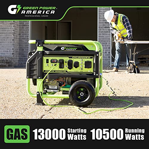 Green-Power America Portable Generator 13000 Watt,Gasoline Powered