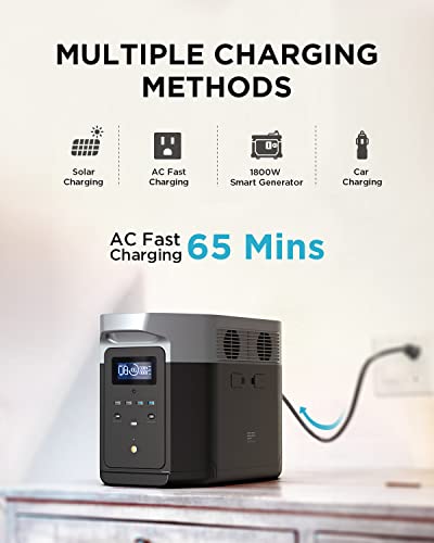 EF ECOFLOW Portable Power Station DELTA Max 2000, 2016Wh Expandable Capacity Portable Generator