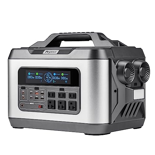 PryMax Steelite Portable Power Station 2200W (Peak 4500W), 2220Wh Solar Generator Lithium Battery Backup