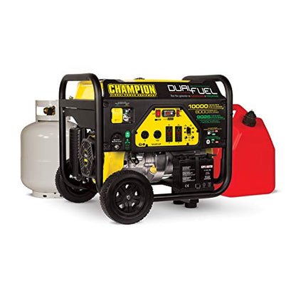 Champion 8000-Watt Dual Fuel Portable Generator with Electric Start