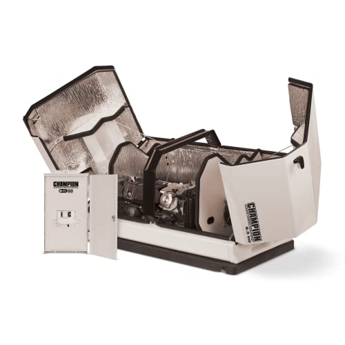 Champion Power Equipment 100177 8.5-kW Home Standby Generator with 50-Amp Outdoor-Rated Automatic Transfer Switch