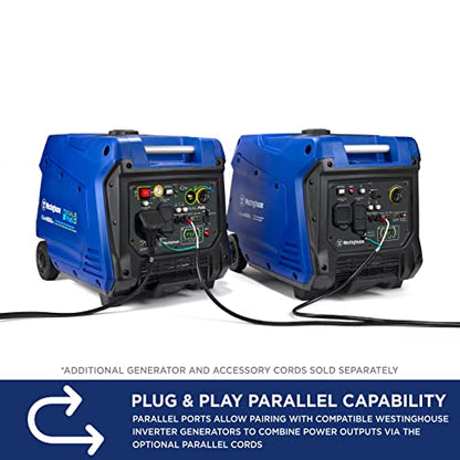 Westinghouse Outdoor Power Equipment 4500 Peak Watt Super Quiet Dual Fuel Portable Inverter Generator