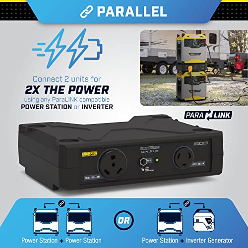 Champion Power Equipment 100593 3276-Wh Power Station 3200/1600-Watt Portable Lithium-Ion Battery Solar Generator