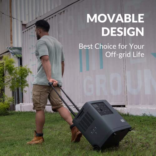 Mango Power E Home Backup and Portable Power Station, 3.5 kWh Capacity & Max 3000W output