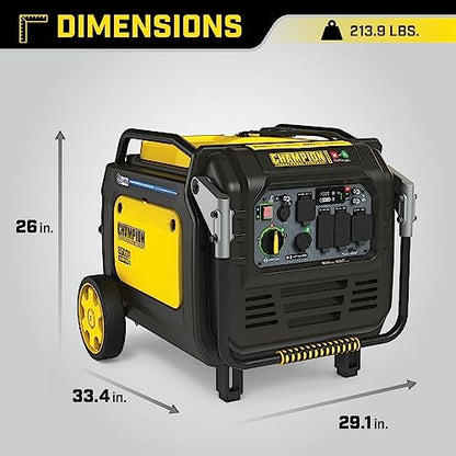 Champion Power Equipment 201175 8500-Watt Electric Start Dual Fuel Inverter Generator with Quiet Technology and CO Shield