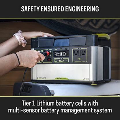 Goal Zero Yeti 1000X Portable Power Station, Solar-Powered Generator