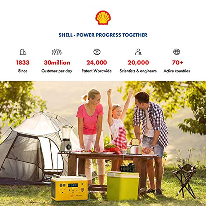 Shell 2000W Portable Power Station, 1997Wh LiFePO4 Battery, Solar Power Generator with 6 AC Outlets (Solar Panel Optional