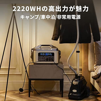 PRYMAX Portable Power Station 2200W (4500W Peak) Solar Generator with PD 100W Max Port