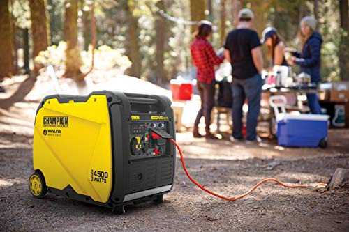 Champion Power Equipment 200987 4500-Watt RV Ready Portable Inverter Generator, Wireless Remote Start