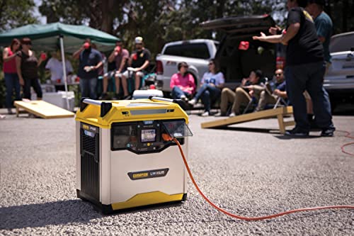 Champion Power Equipment 100593 3276-Wh Power Station 3200/1600-Watt Portable Lithium-Ion Battery Solar Generator