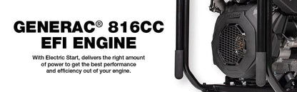 Generac 7706 GP18000EFI 18,000-Watt Gas-Powered Electric-Start Portable Generator