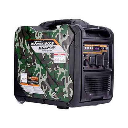 maXpeedingrods 5500W Inverter Generator,Gas Powered, 86lbs, Electric Start,120V/220V/240V