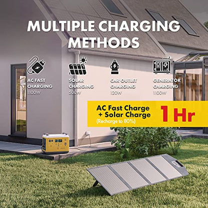 Shell 2000W Portable Power Station, 1997Wh LiFePO4 Battery, Solar Power Generator with 6 AC Outlets (Solar Panel Optional