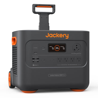 Jackery Portable Power Station Explorer 2000 Plus, Solar Generator with 2042Wh LiFePO4 Battery 3000W Output